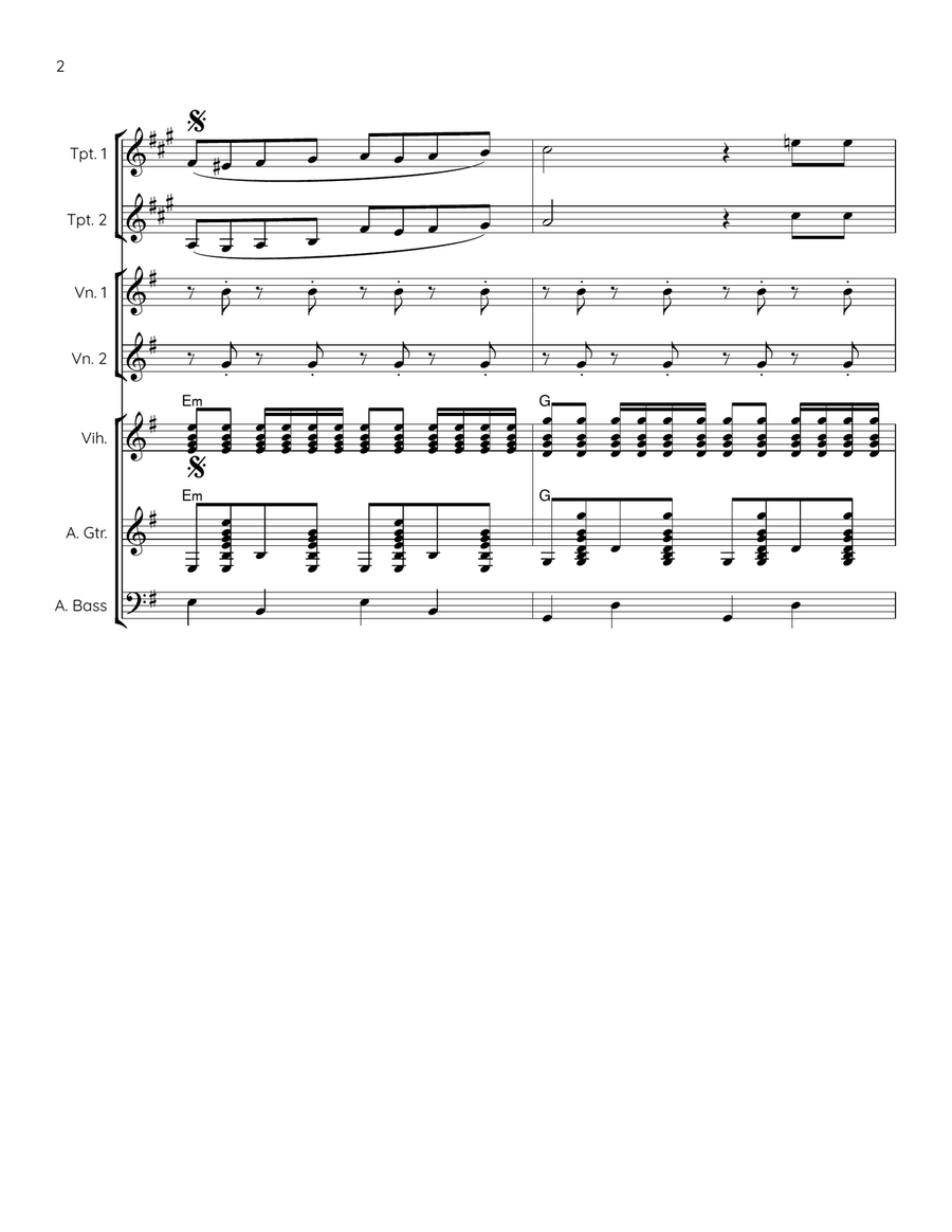 El Condor Pasa (If I Could) Mariachi Band scores gallery preview page 2