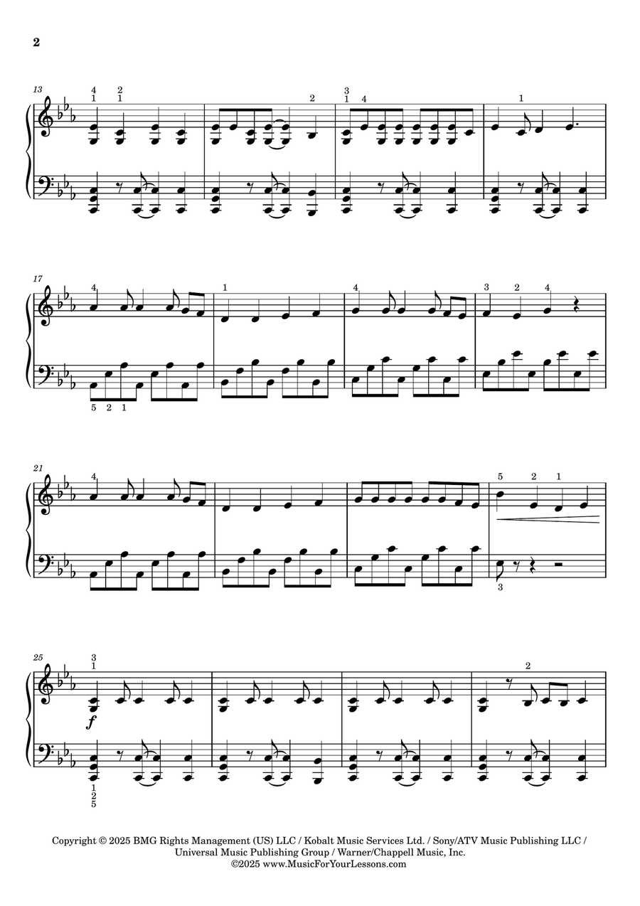 Apt. Apt. Piano Solo scores gallery preview page 3