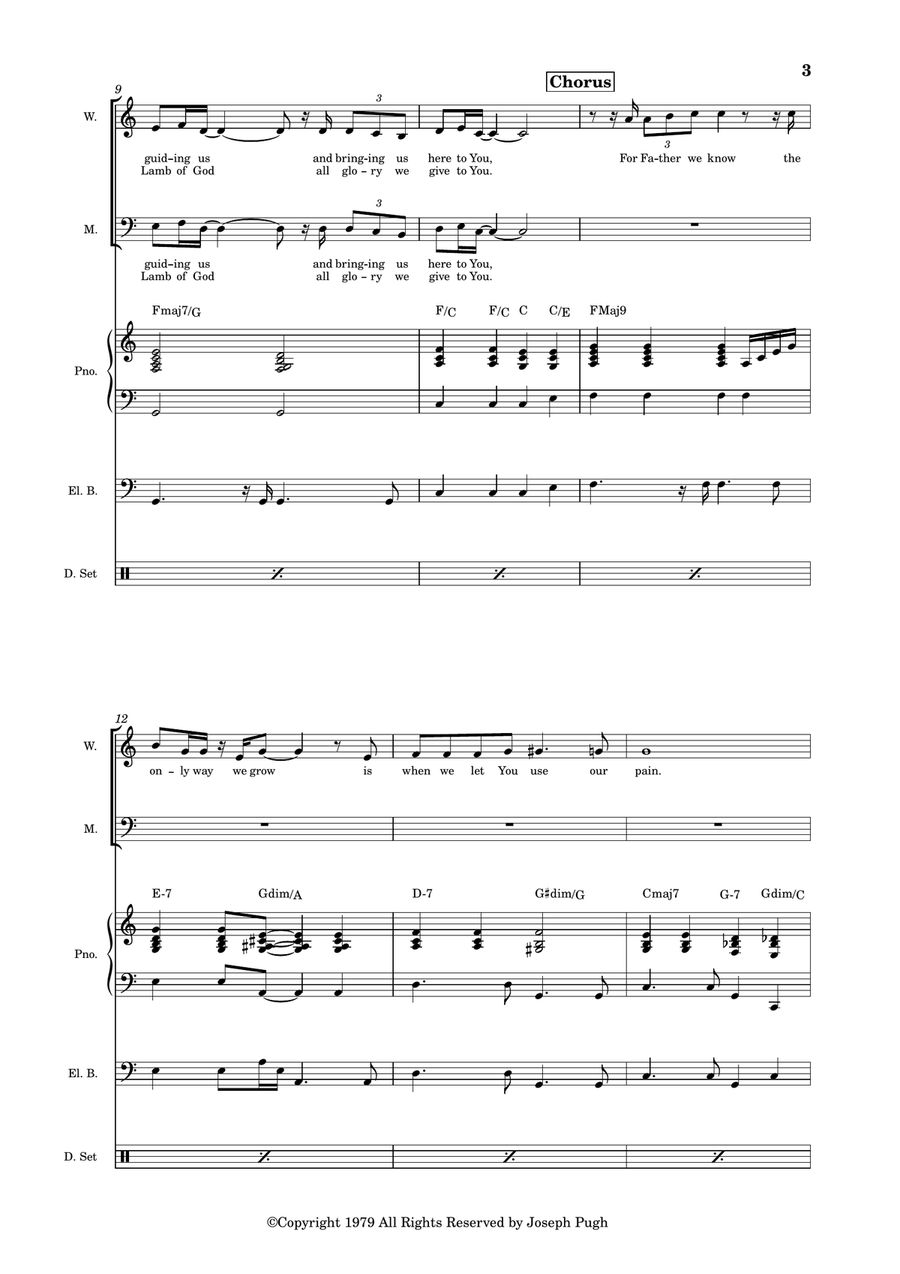Praises Praises 4-Part scores gallery preview page 3