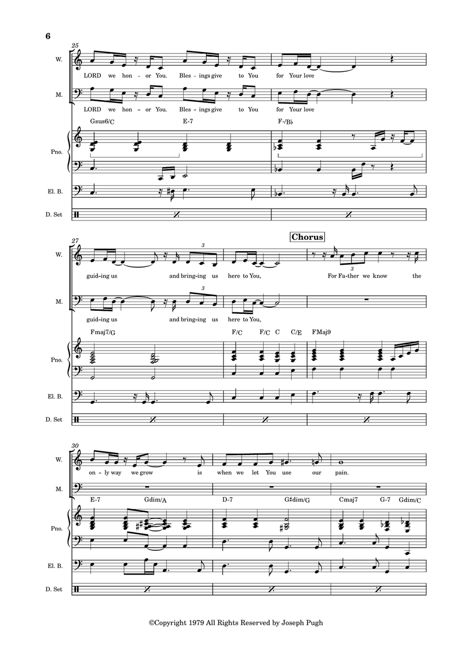 Praises Praises 4-Part scores gallery preview page 6