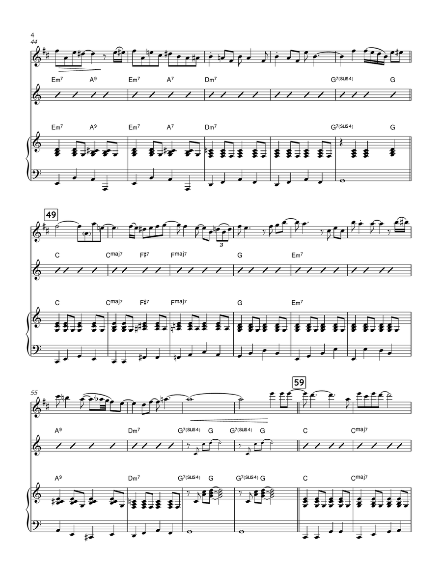 Raindrops Keep Fallin' On My Head Piano, Vocal scores gallery preview page 4