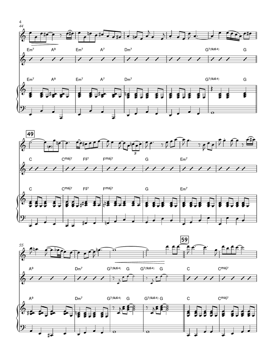 Raindrops Keep Fallin' On My Head Piano, Vocal scores gallery preview page 4