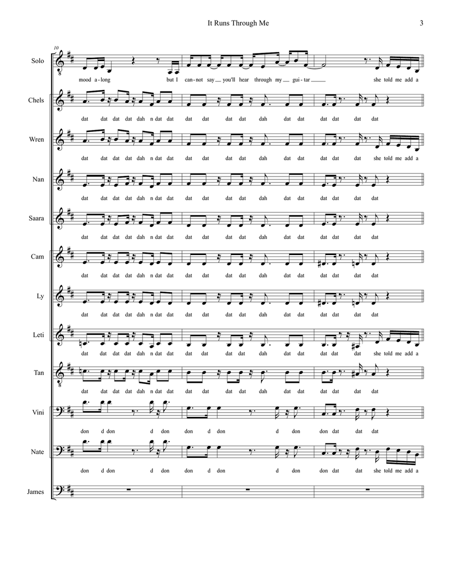 It Runs Through Me It Runs Through Me Divisi scores gallery preview page 3