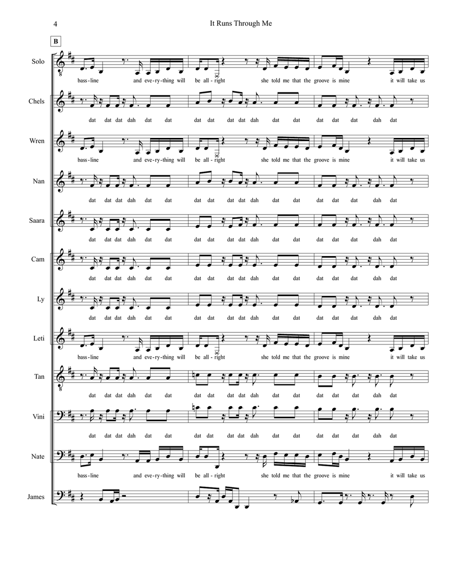It Runs Through Me It Runs Through Me Divisi scores gallery preview page 4
