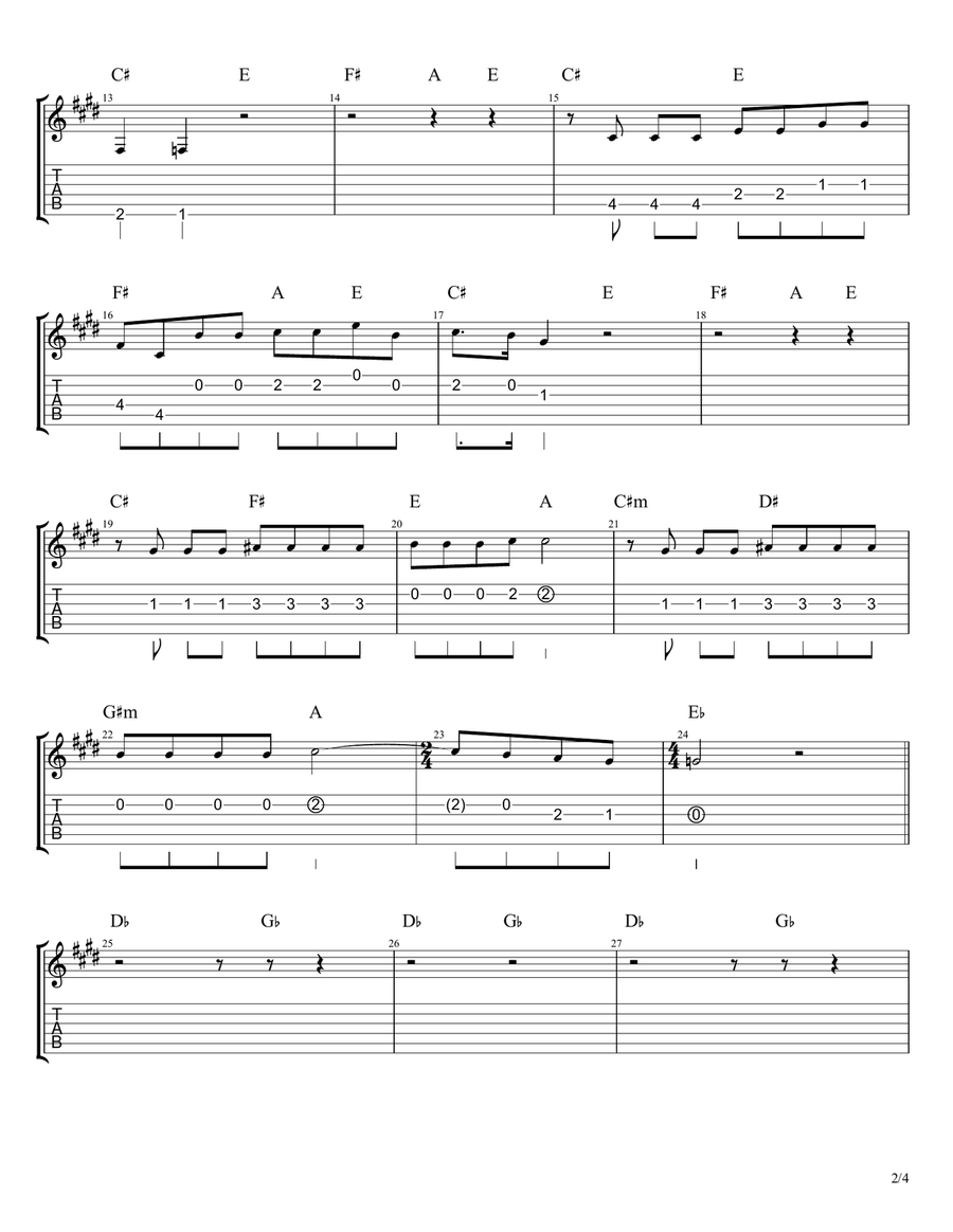 I Think I See The Light I Think I See The Light Piano scores gallery preview page 2
