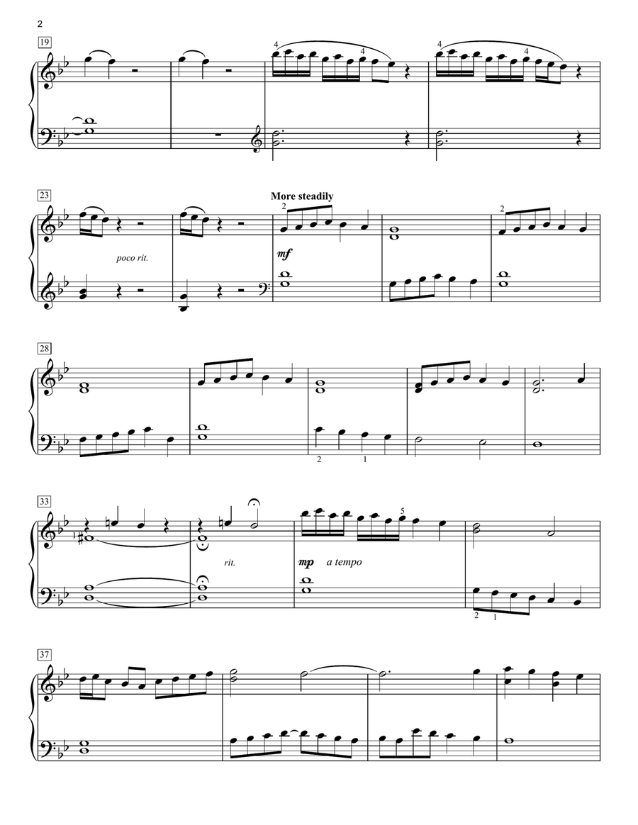 Prologue: To The Ancient Land (from Shadow Of The Colossus) Easy Piano scores gallery preview page 2