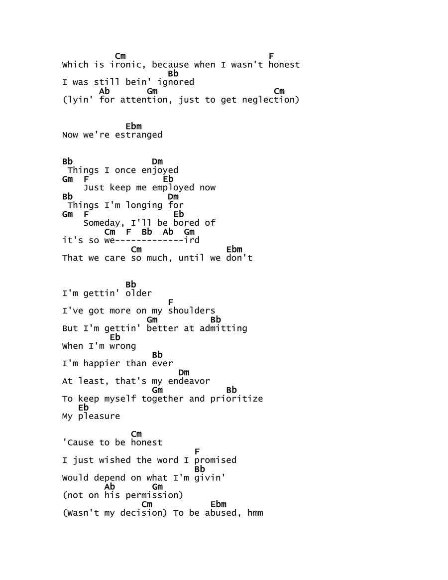Getting Older Getting Older Ukulele scores gallery preview page 2