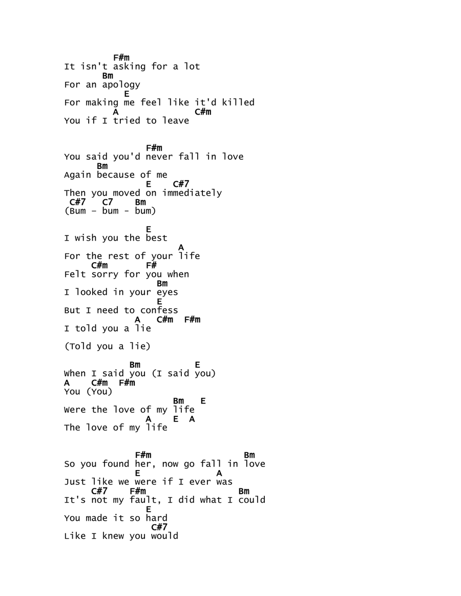 L Amour De Ma Vie L Amour De Ma Vie Ukulele scores gallery preview page 2