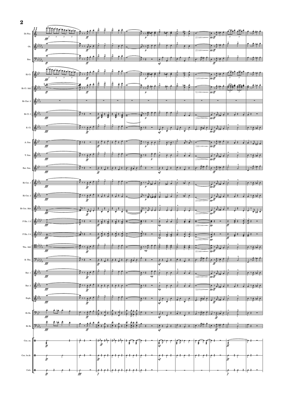 The Great Little Army The Great Little Army Concert Band scores gallery preview page 2