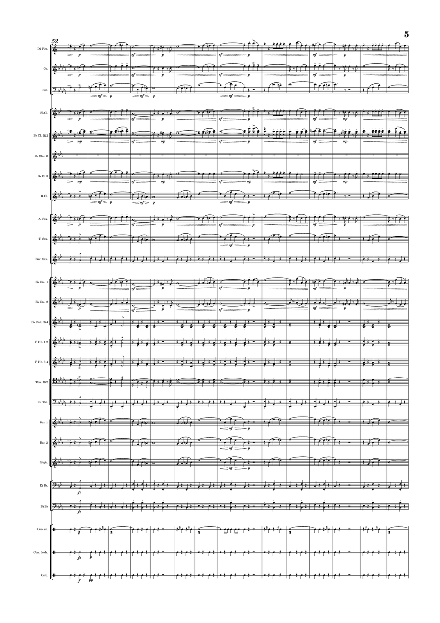 The Great Little Army The Great Little Army Concert Band scores gallery preview page 5
