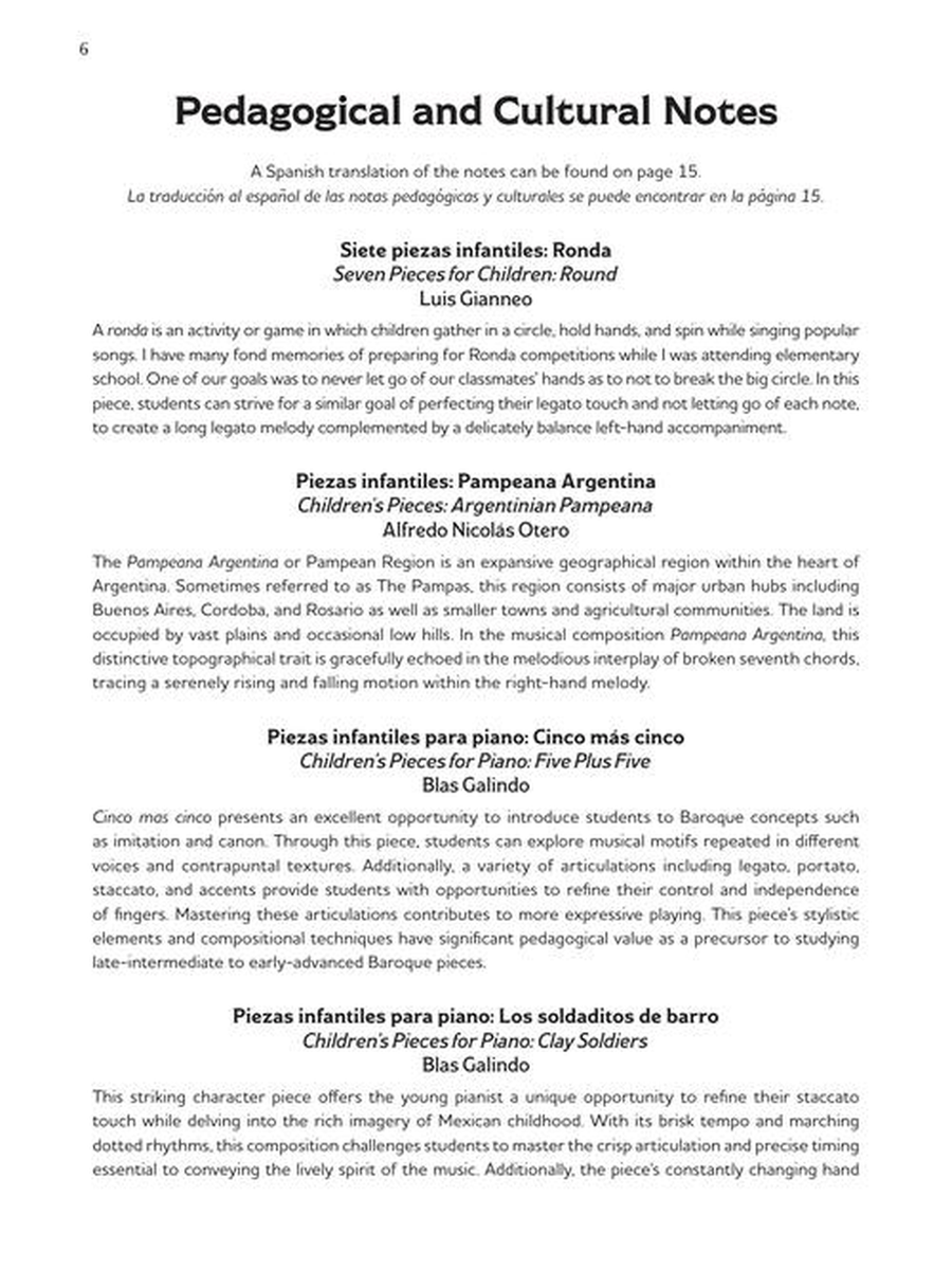 Expanding the Repertoire: Piano Music of Latin American Composers – Book 2 Piano Solo scores gallery preview page 5