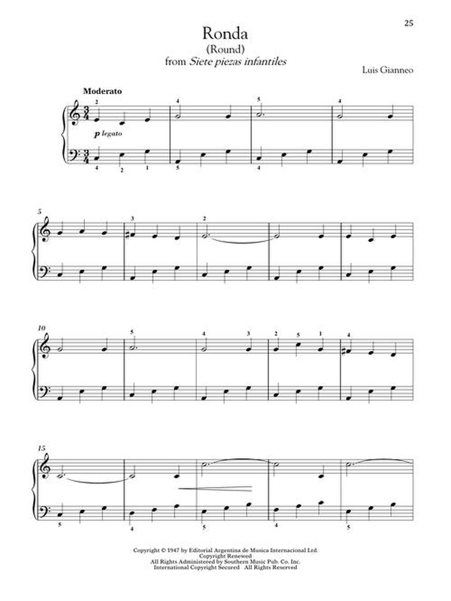 Expanding the Repertoire: Piano Music of Latin American Composers – Book 2 Piano Solo scores gallery preview page 6