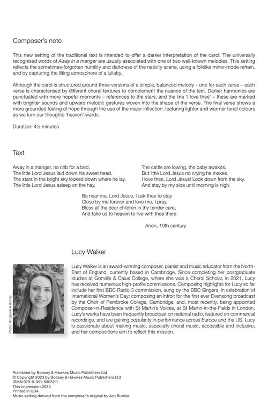 Away In a Manger Away In a Manger Divisi scores gallery preview page 3