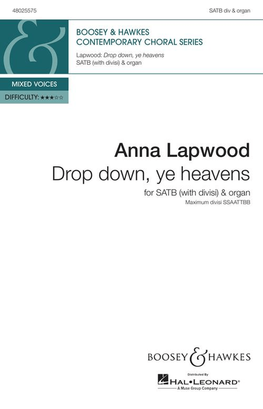 Drop Down, Ye Heavens Drop Down, Ye Heavens Divisi scores gallery preview page 2