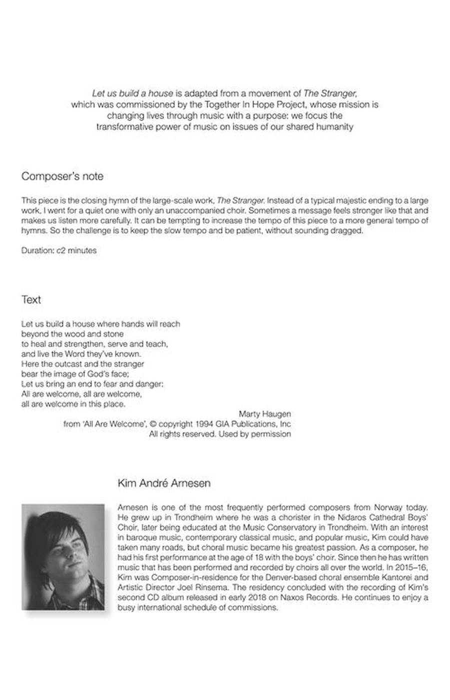 Let Us Build A House (adapted From The Stranger) Divisi scores gallery preview page 3