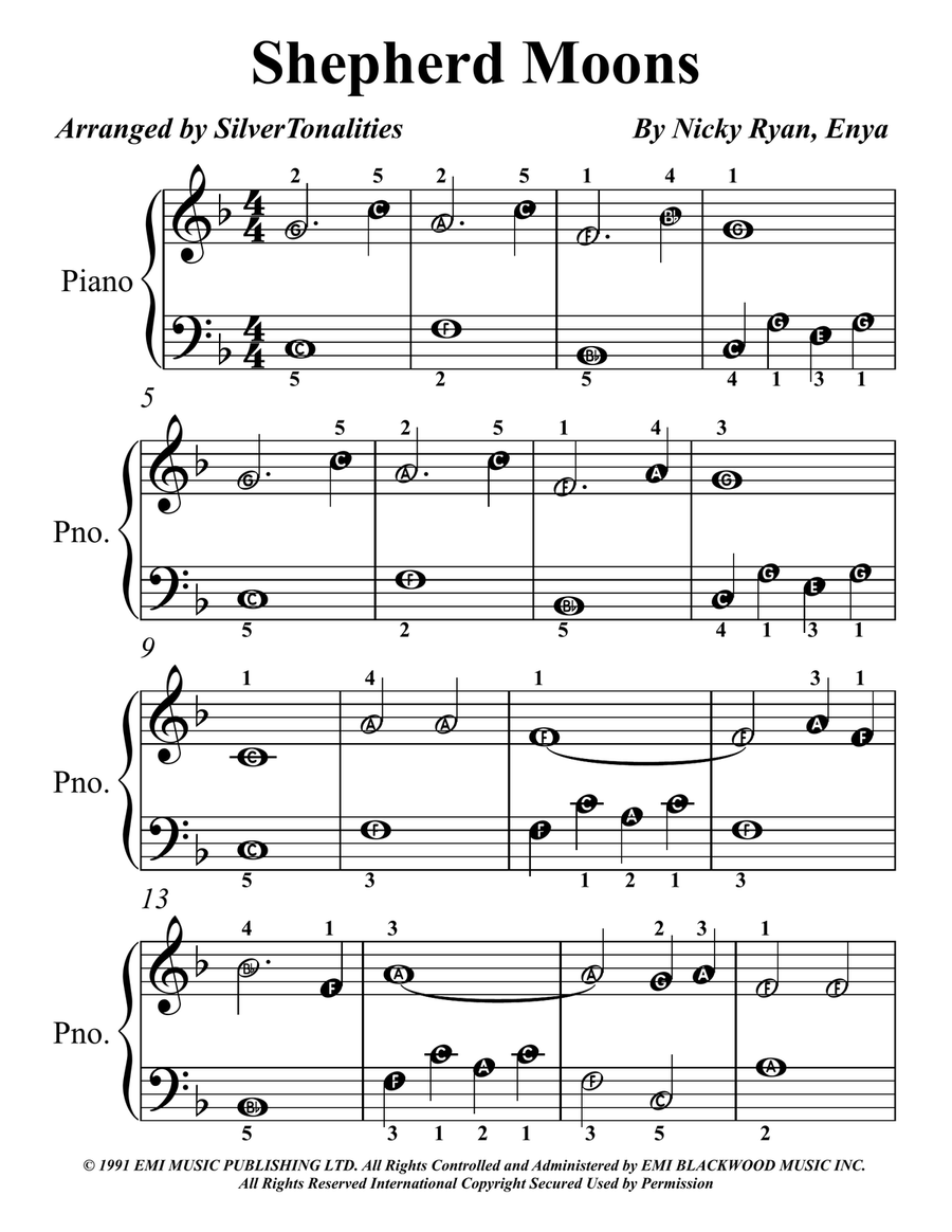Shepherd Moons Shepherd Moons Piano Method scores gallery preview page 1