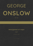 Onslow - Wind Quintet in F major, Op.81