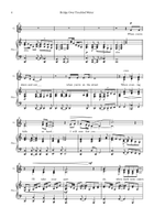 Bridge Over Troubled Water 4-Part scores gallery preview page 4