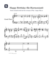 Happy Birthday (Re-Harmonized)