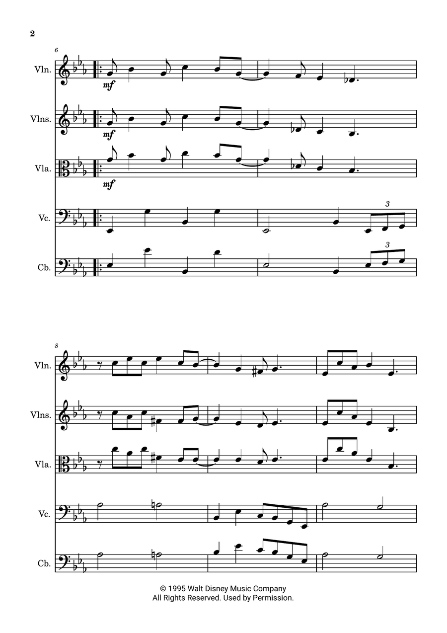 You've Got A Friend In Me String Orchestra scores gallery preview page 3