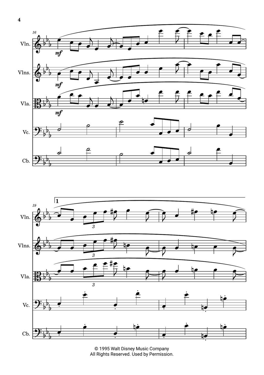 You've Got A Friend In Me String Orchestra scores gallery preview page 5