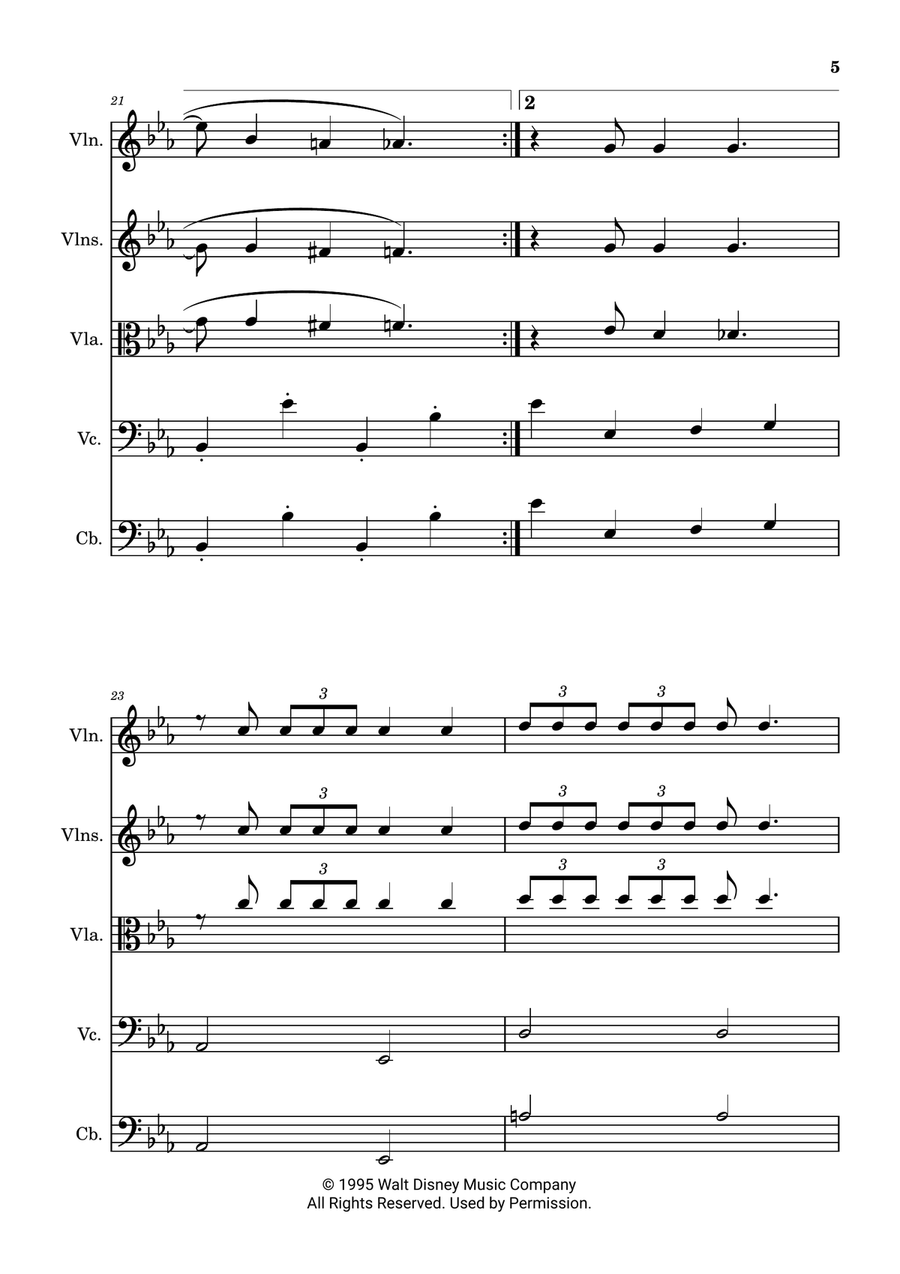 You've Got A Friend In Me String Orchestra scores gallery preview page 6