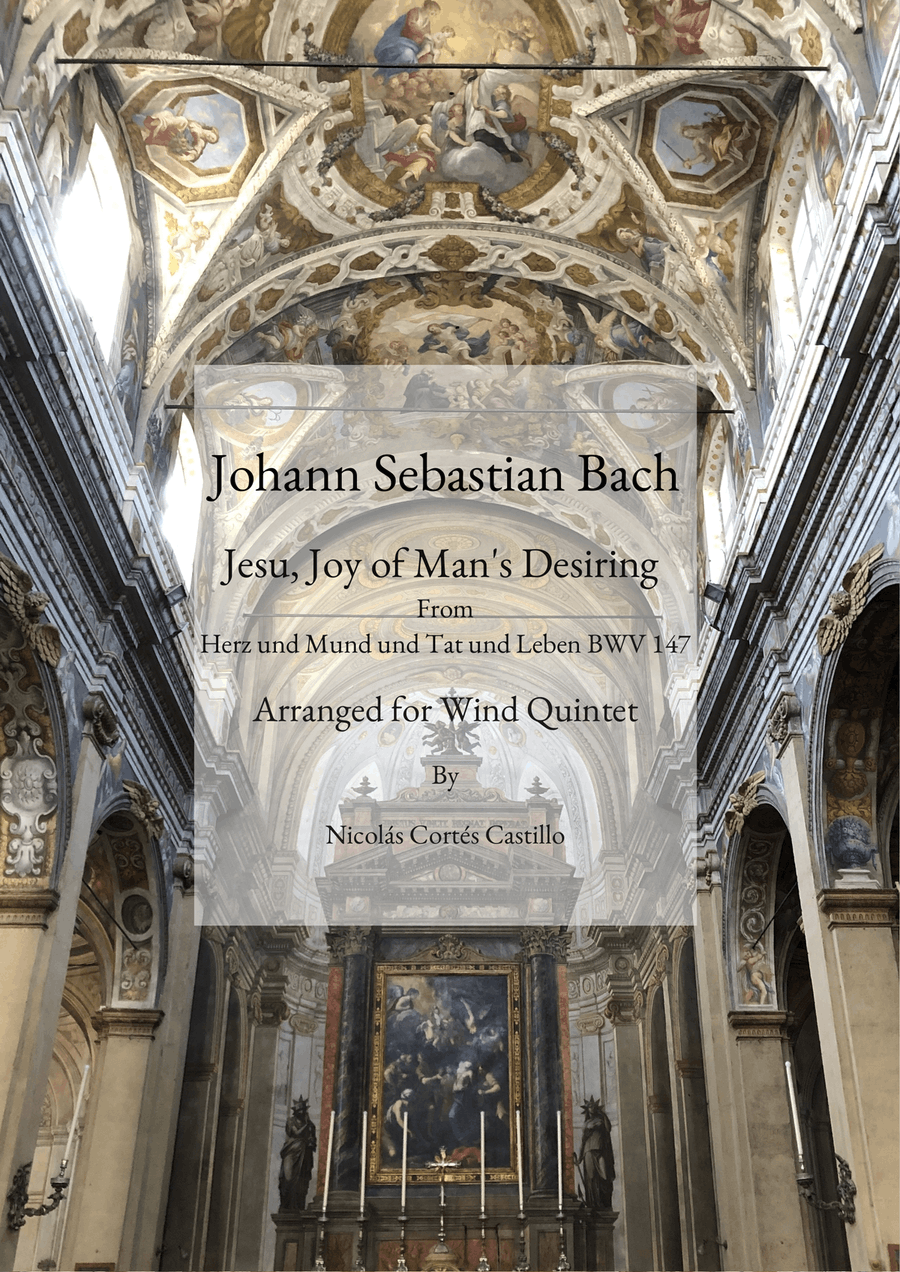 Jesu, Joy of Man's Desiring Woodwind Quintet scores gallery preview page 1