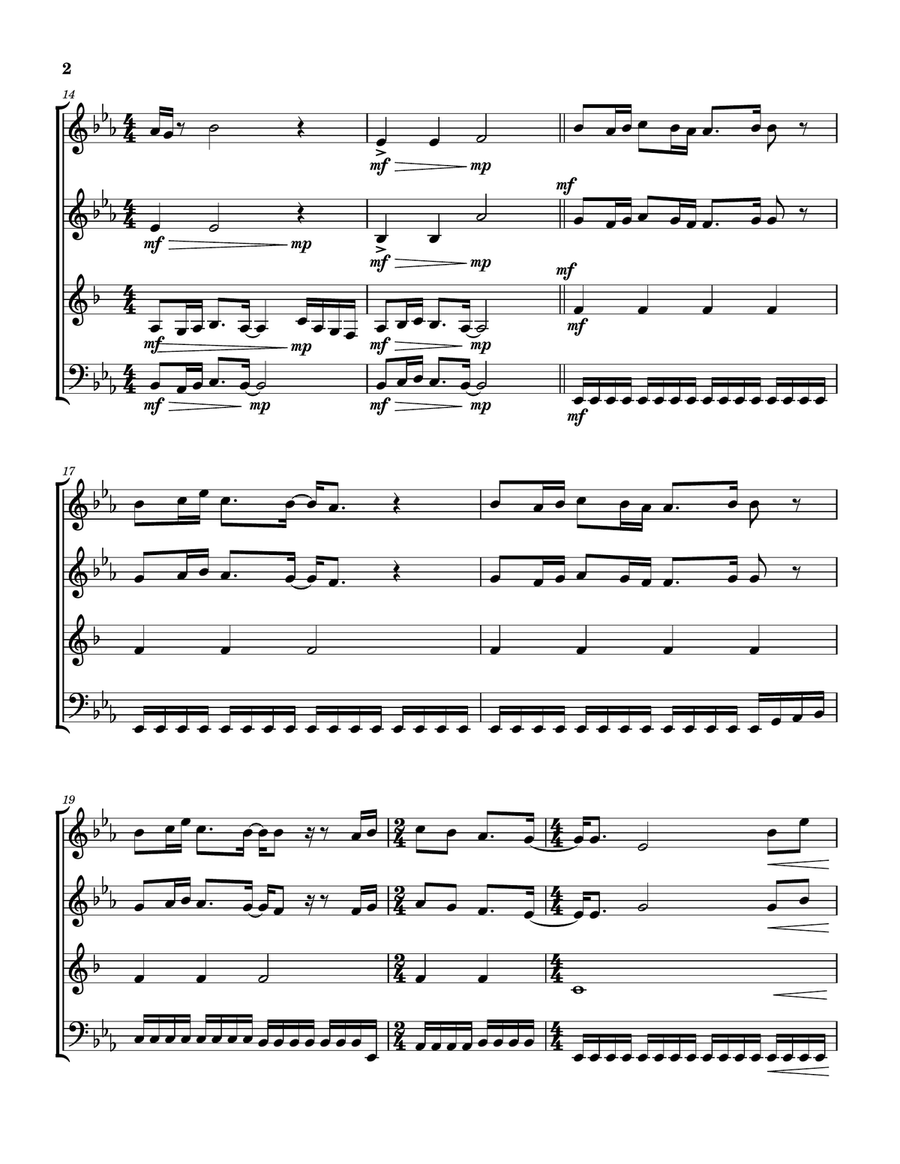Praise The Giver by Matt Maher Woodwind Quartet - Digital Sheet Music page 3