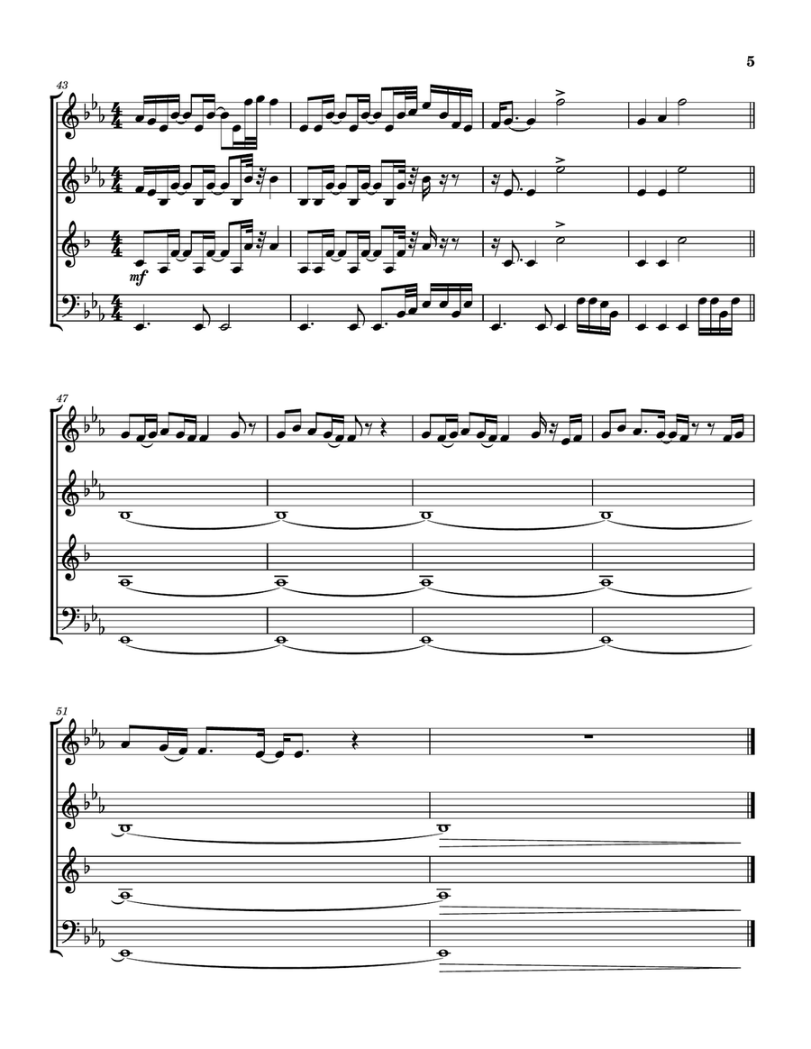 Praise The Giver by Matt Maher Woodwind Quartet - Digital Sheet Music page 6