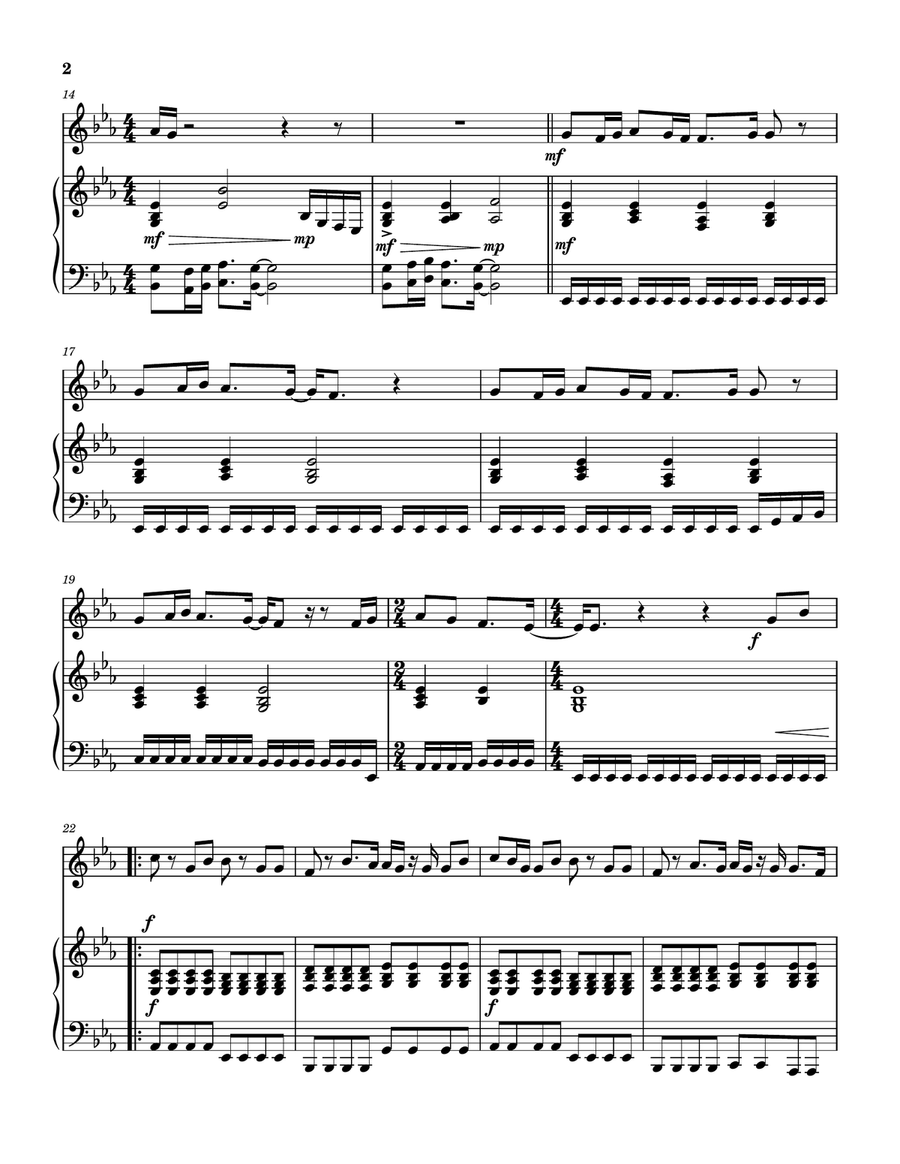 Praise The Giver by Matt Maher Flute - Digital Sheet Music page 3
