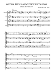 O FOR A THOUSAND TONGUES TO SING