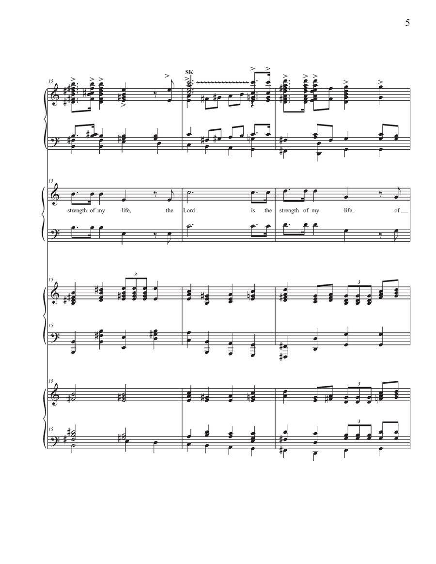 The Lord is My Light and My Salvation-Conductor's score+ handbell score, SATB score, piano&organ The Lord is My Light and My Salvation-Conductor's score+ handbell score, SATB score, piano&organ 4-Part scores gallery preview page 5