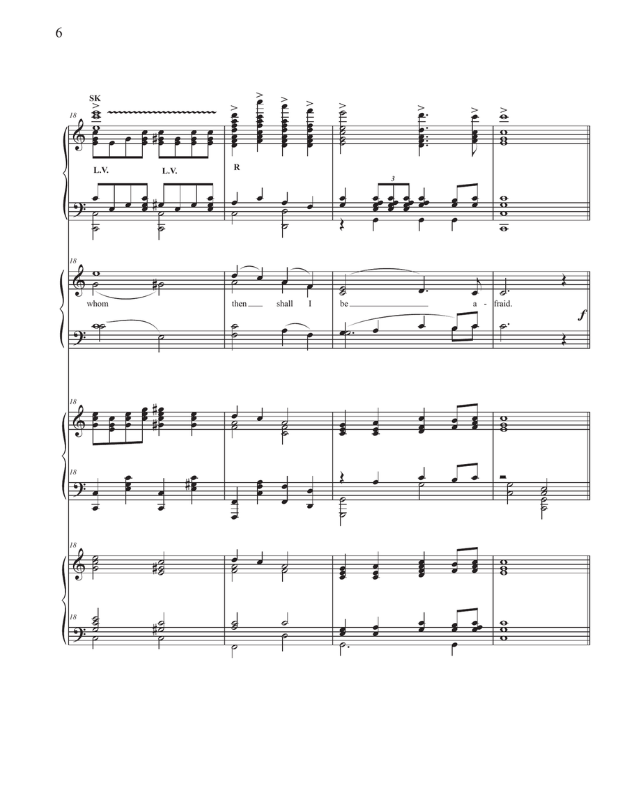 The Lord is My Light and My Salvation-Conductor's score+ handbell score, SATB score, piano&organ The Lord is My Light and My Salvation-Conductor's score+ handbell score, SATB score, piano&organ 4-Part scores gallery preview page 6