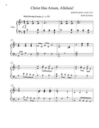 7 Piano Hymn Preludes for Easter Piano Solo scores gallery preview page 6