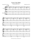 Carol of the Bells (Easy Piano Duet)