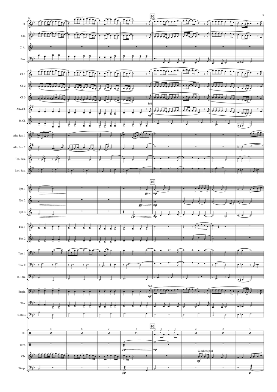 Sumairu Concert Band scores gallery preview page 5