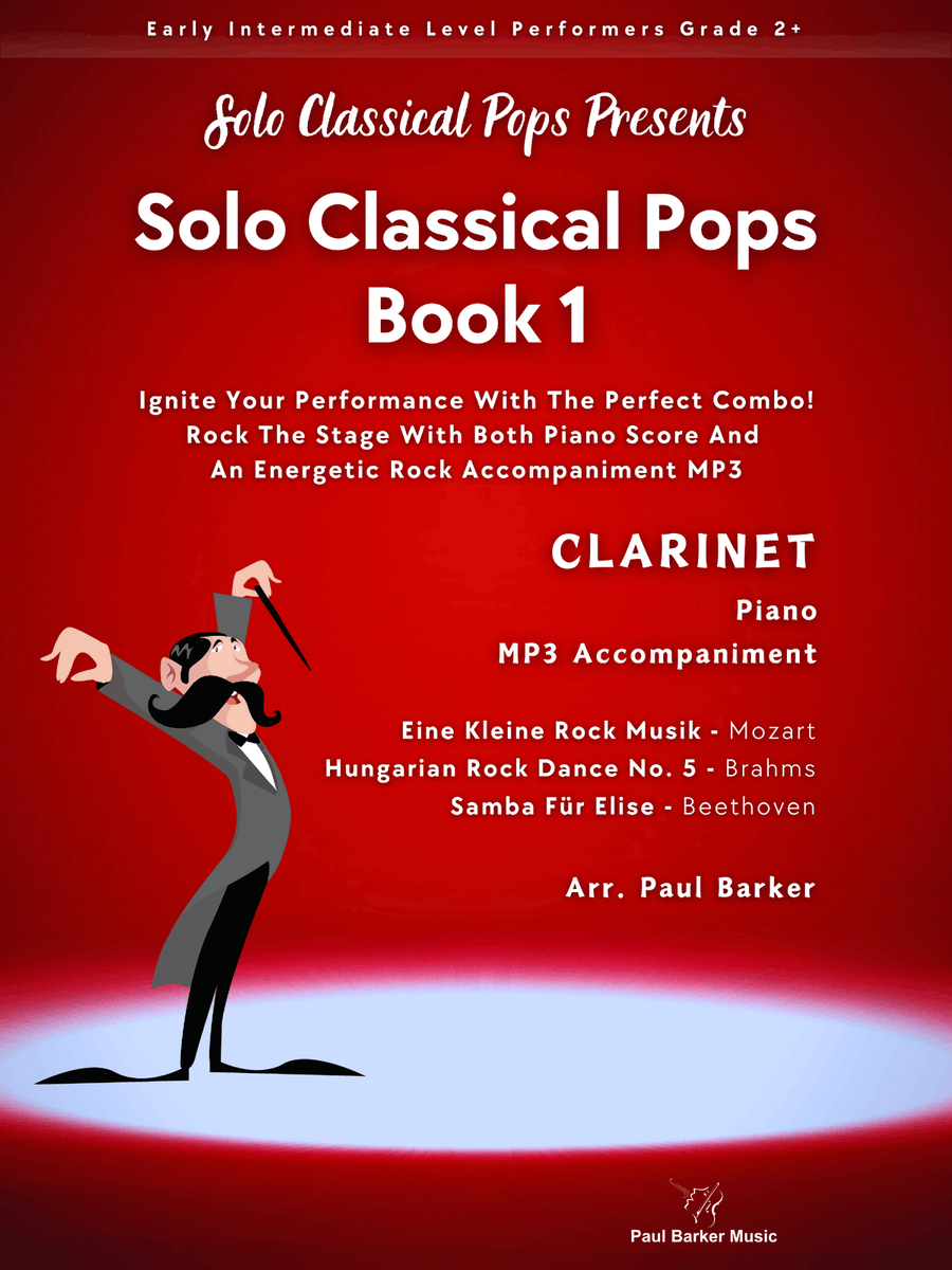 Solo Classical Pops Book 1 (Clarinet & Piano) B-Flat Clarinet scores gallery preview page 1
