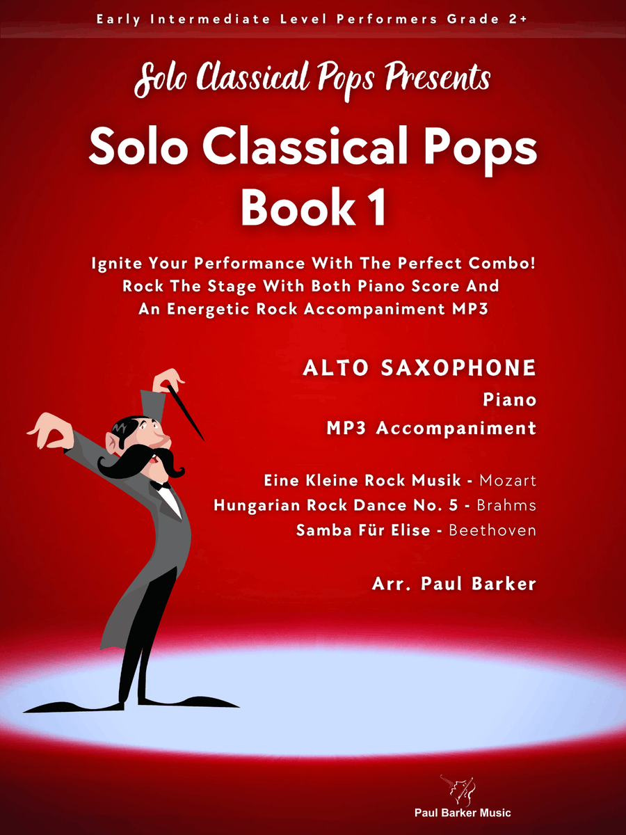 Solo Classical Pops Book 1 (Alto Saxophone & Piano) Alto Saxophone scores gallery preview page 1