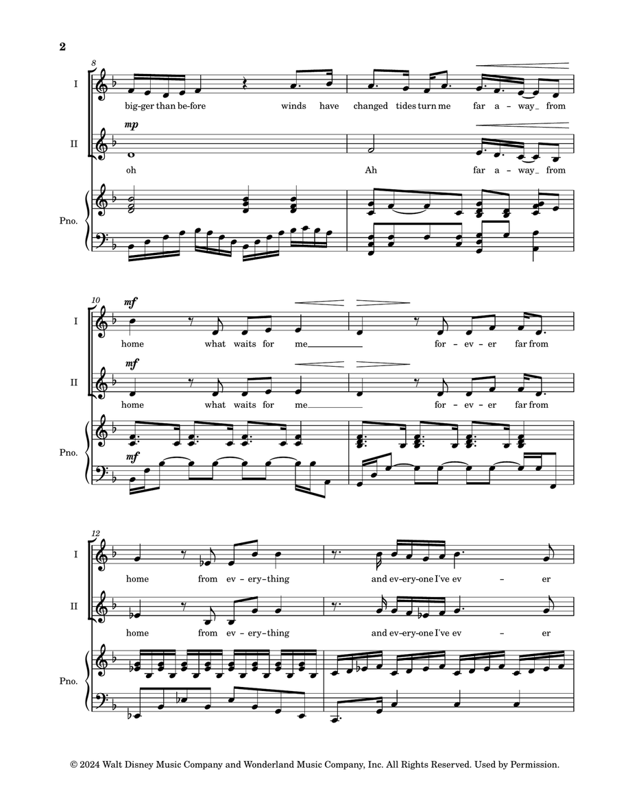 Beyond (End Credit Version) 2-Part scores gallery preview page 2