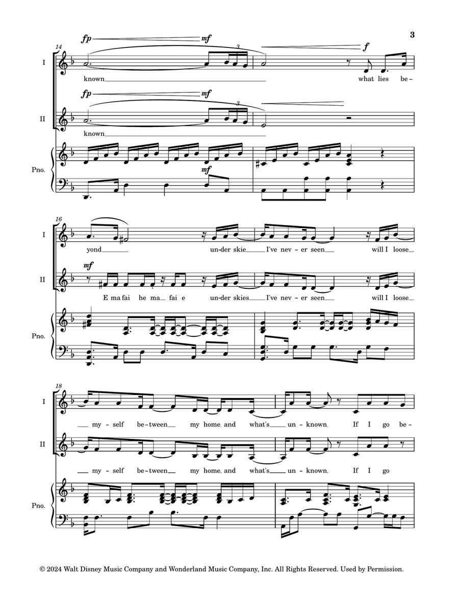 Beyond (End Credit Version) 2-Part scores gallery preview page 3