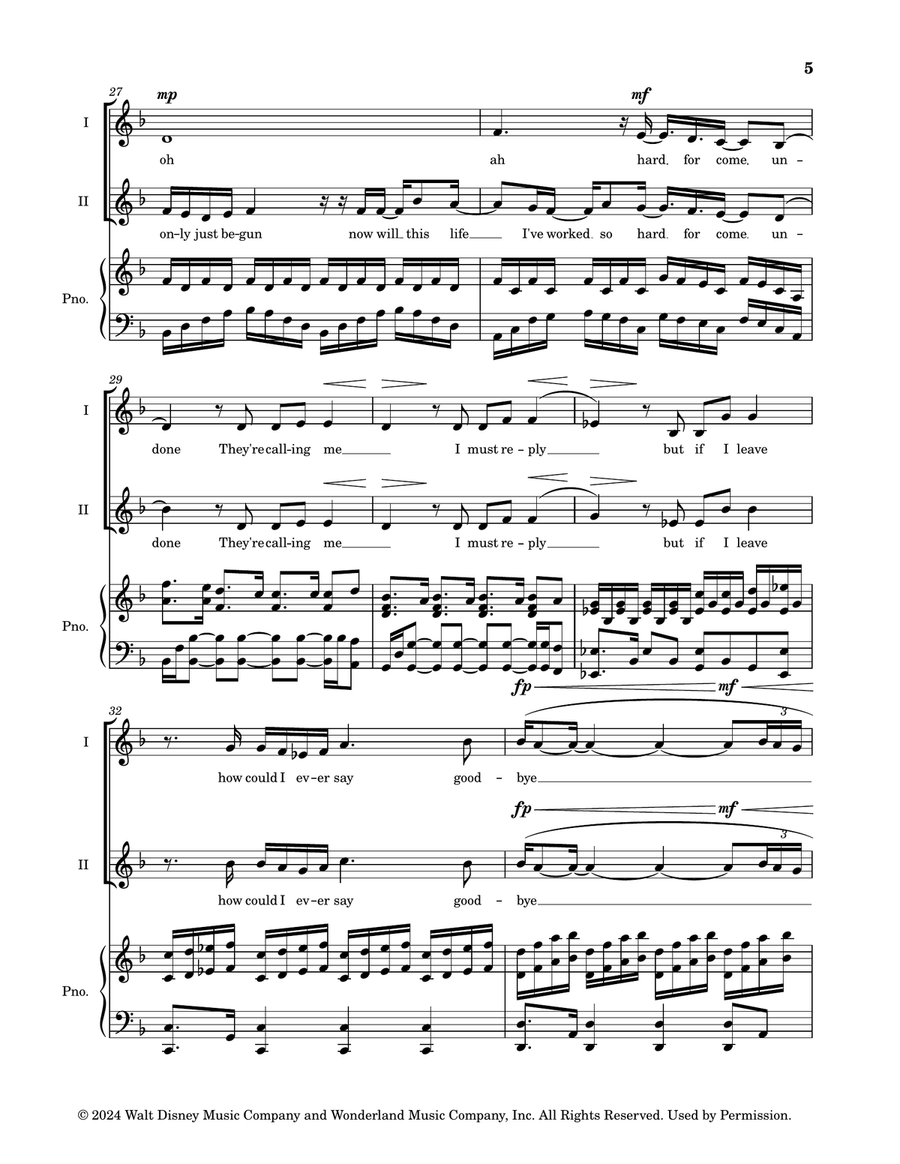 Beyond (End Credit Version) 2-Part scores gallery preview page 5
