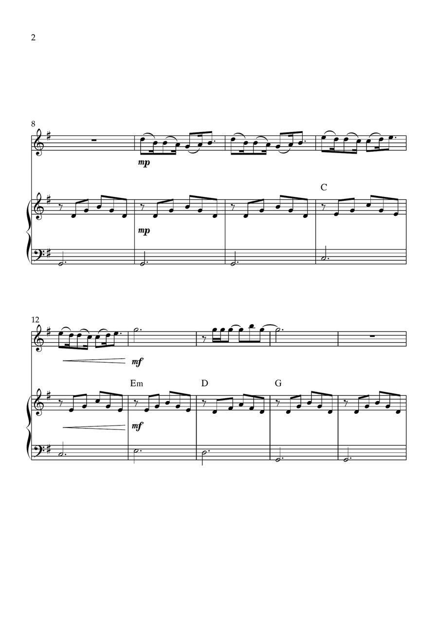 Next To Me Next To Me Flute Solo scores gallery preview page 2