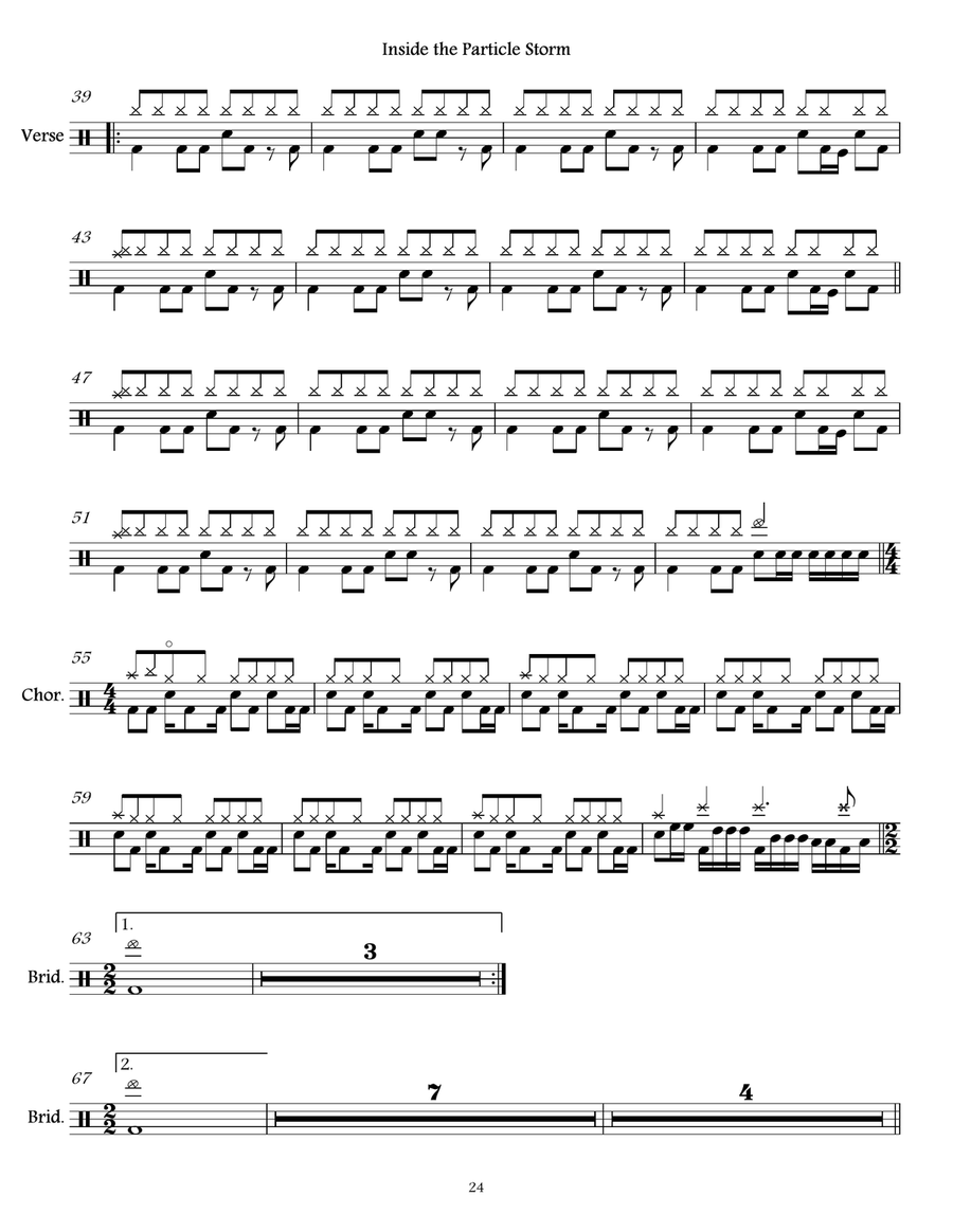 Inside The Particle Storm Drum Set scores gallery preview page 2