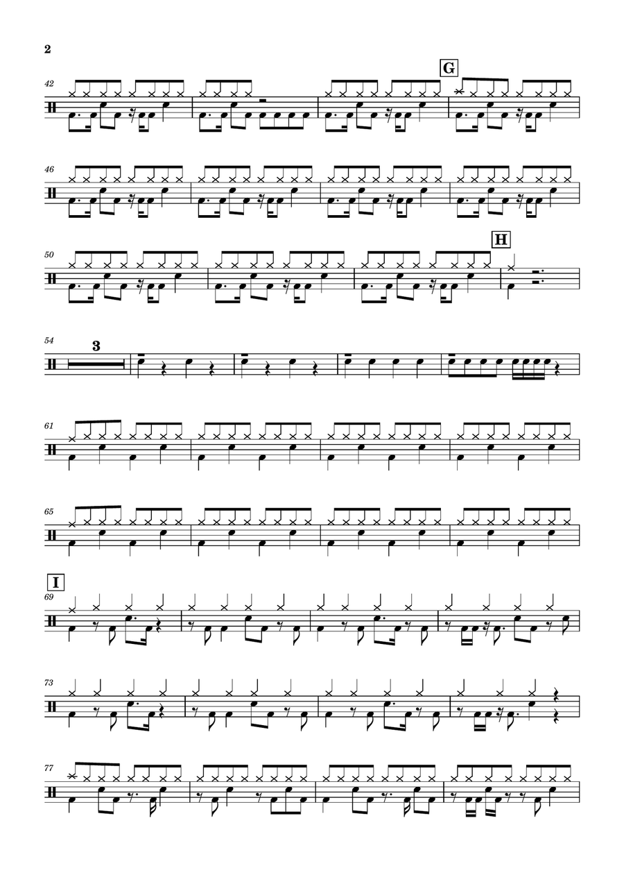 Bon Appetit Drum Set scores gallery preview page 2