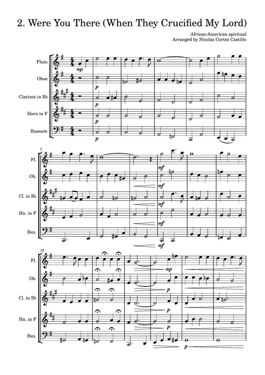 Sacred Music for Easter and Holy Week for Woodwind Quintet Woodwind Quintet scores gallery preview page 4