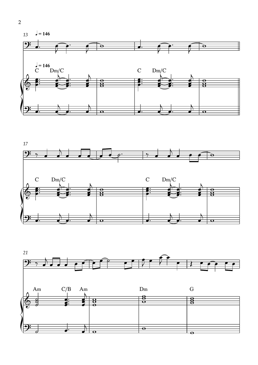 The Wizard And I Piano scores gallery preview page 2