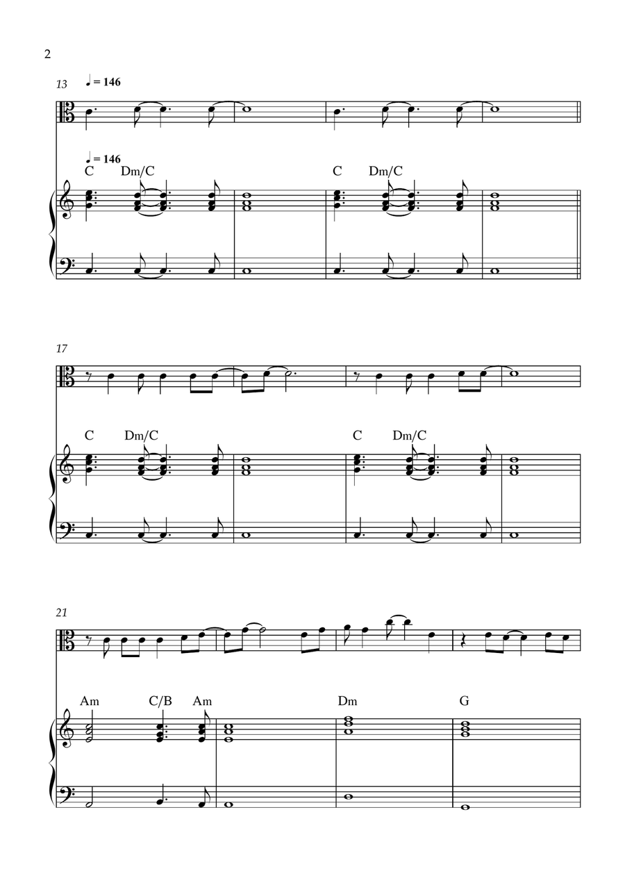 The Wizard And I Viola scores gallery preview page 2