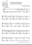 You'll Be In My Heart from Tarzan (easy piano)