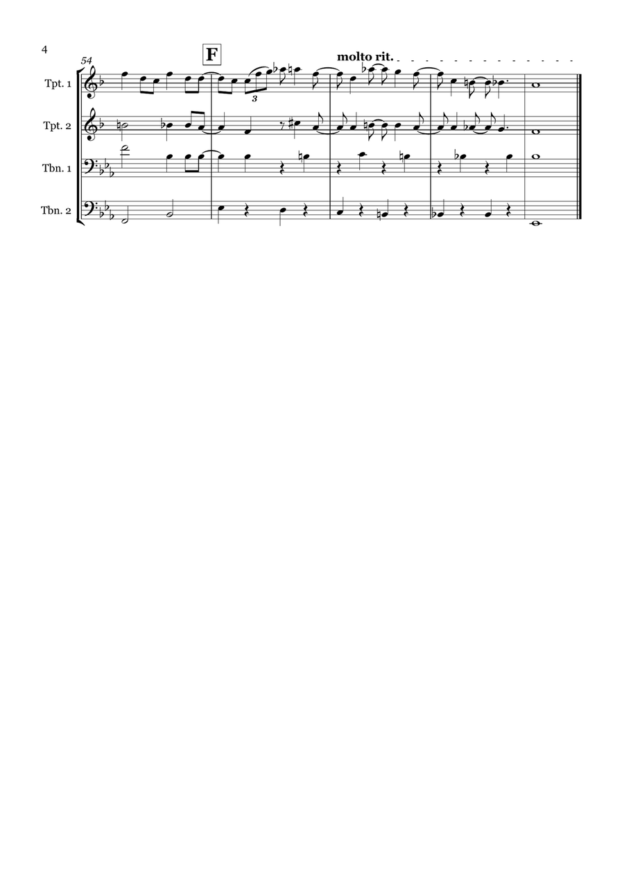 You've Got A Friend In Me Brass Quartet scores gallery preview page 4