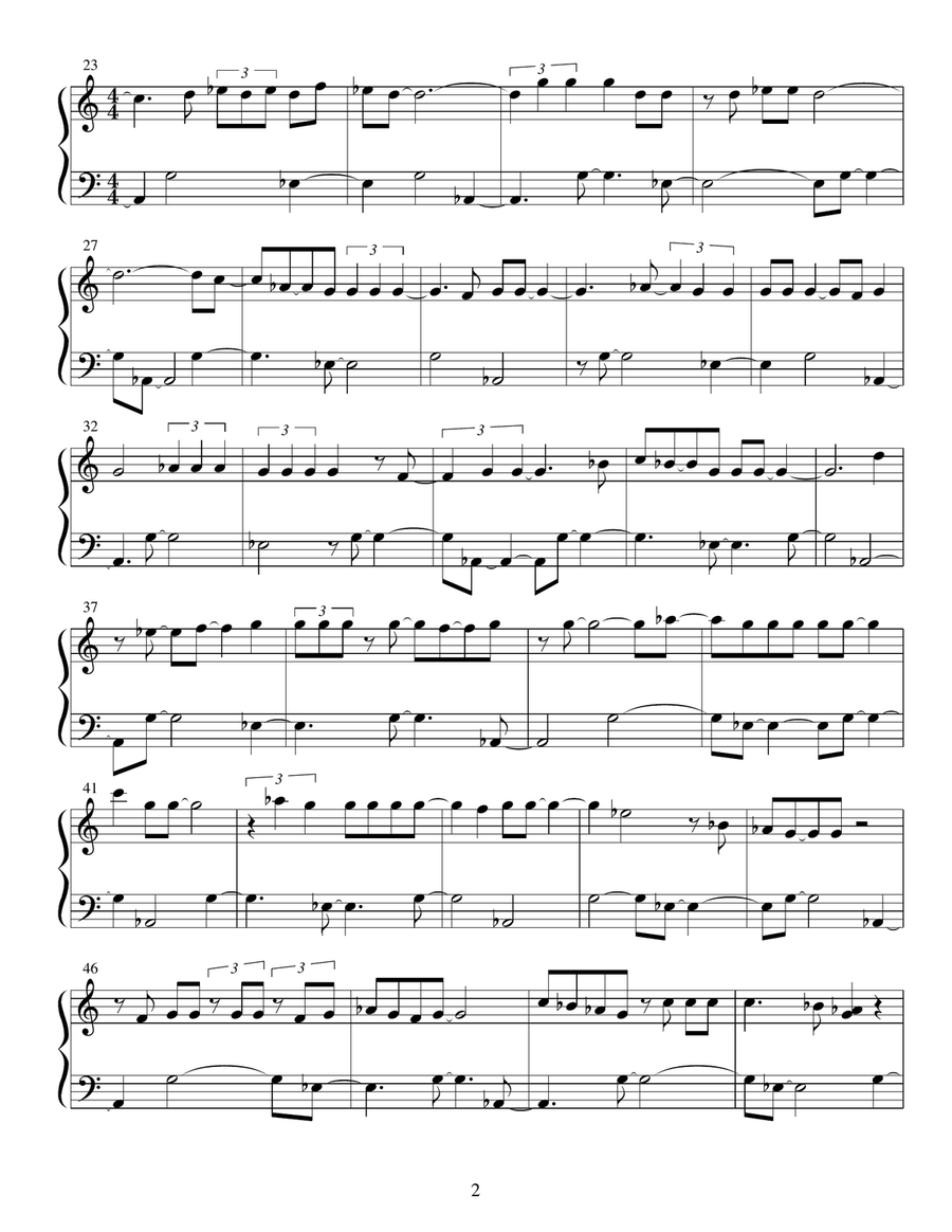 Spell Love Spell Love Piano Solo scores gallery preview page 2